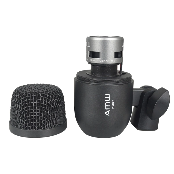 AMW DMK7 - Kit Premium Com 7 Microfones Bateria Em Metal + Estojo