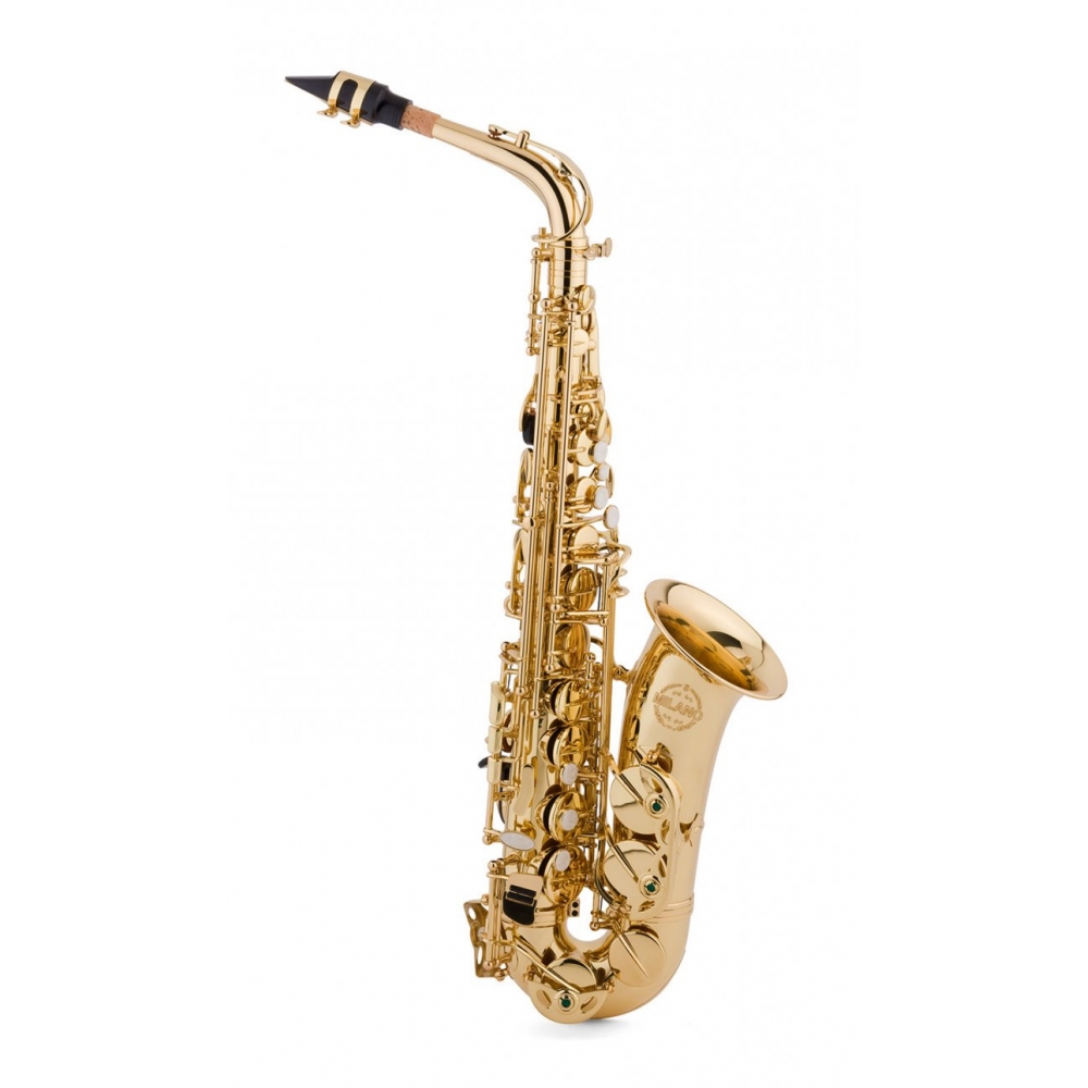 Saxofone Milano Alto Laquelado Eb - Estojo + Acessórios MALS11