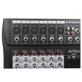 AMW CX6 v3 - Mesa de Som 6 canais USB BT EFX PFL Eq 3 Bandas