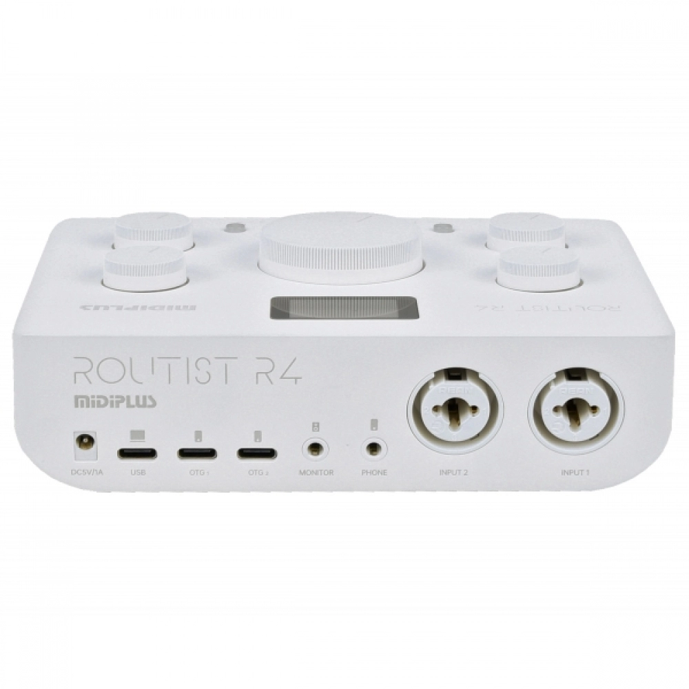 Midiplus Routist R4 - Interface de Áudio USB Hi End OLED