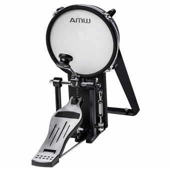 AMW ED8 Pro - Bateria Eletrônica PADs Mesh Dual Zone Pratos Dual + Choke