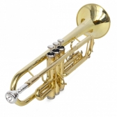 Trompete Milano - Laqueado Bb Si Bemol + Estojo + Acessórios MXTR101