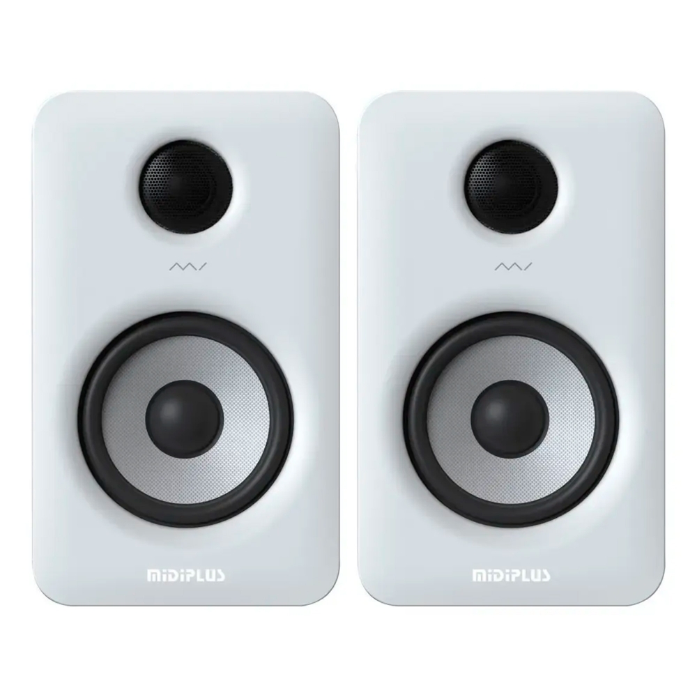 Midiplus MI5 V2 White - Monitores de Áudio Ativos 5.25´´ 70W RMS