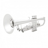 Trompete Milano - Premium Prateado Bb Si Bemol + Estojo XTR006