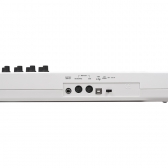 AMW P61X White - Teclado Controlador Midi USB com 61 Teclas PADs Faders e Knobs