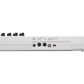 AMW P61X White - Teclado Controlador Midi USB com 61 Teclas PADs Faders e Knobs
