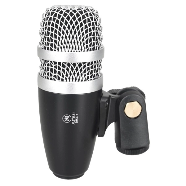 AMW DMX77 - Kit Microfone Bateria Premium 7 Mics + Acessórios + Estojo