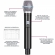 Amw Au250 - Microfone sem fio duplo de mão Digital UHF Diversity + Estojo
