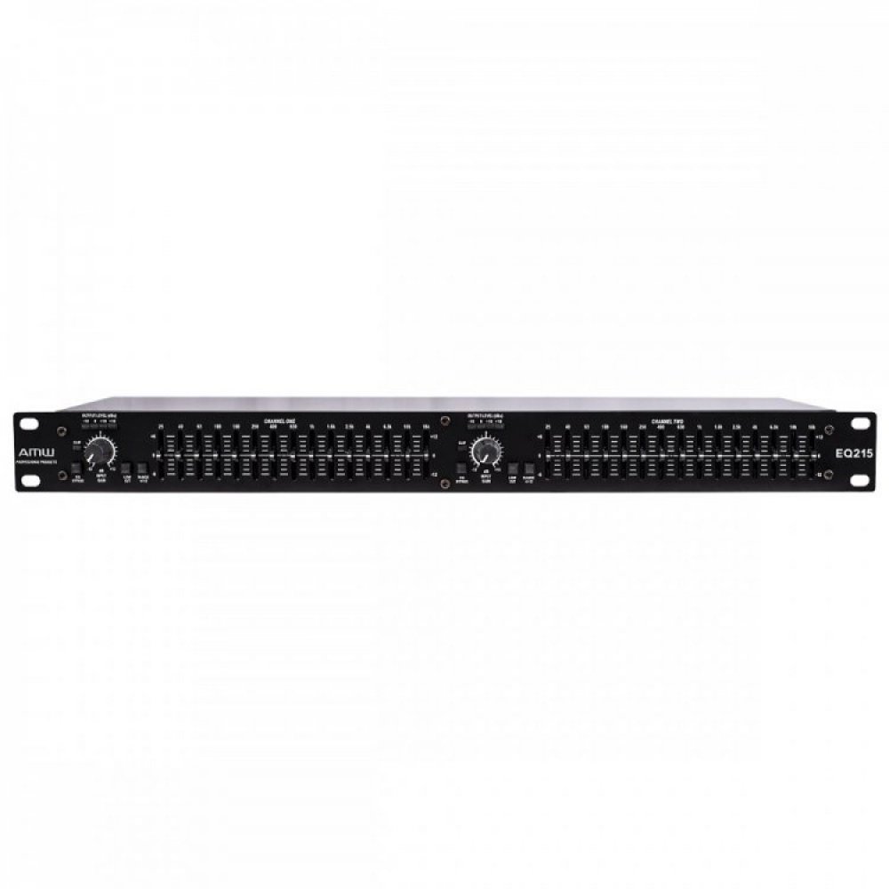 AMW EQ215 - Processador Equalizador Analógico Gráfico Estéreo de 15 Bandas