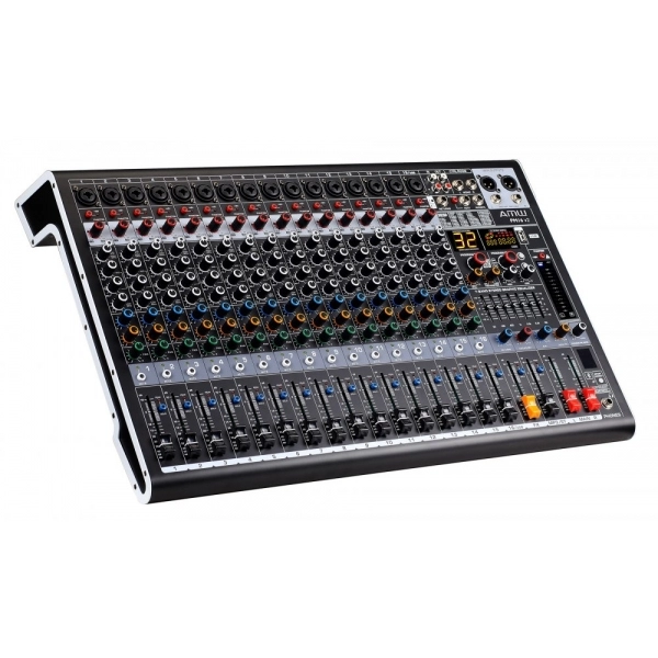 Amw Pm16 v2 Fx - Mesa De Som 16 Canais 99 Efx DSP Interface USB Eq BT