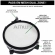 AMW ED7 v2 - Bateria Eletrônica Digital All Mesh com Real Hi Hat