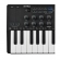 AMW Smartkey 25 Black - Teclado Controlador Midi USB Teclas 8 PADs Knobs