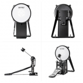 AMW ED6 v4 - Bateria Eletrônica PADs Dual Zone e Pratos Dual + Choke