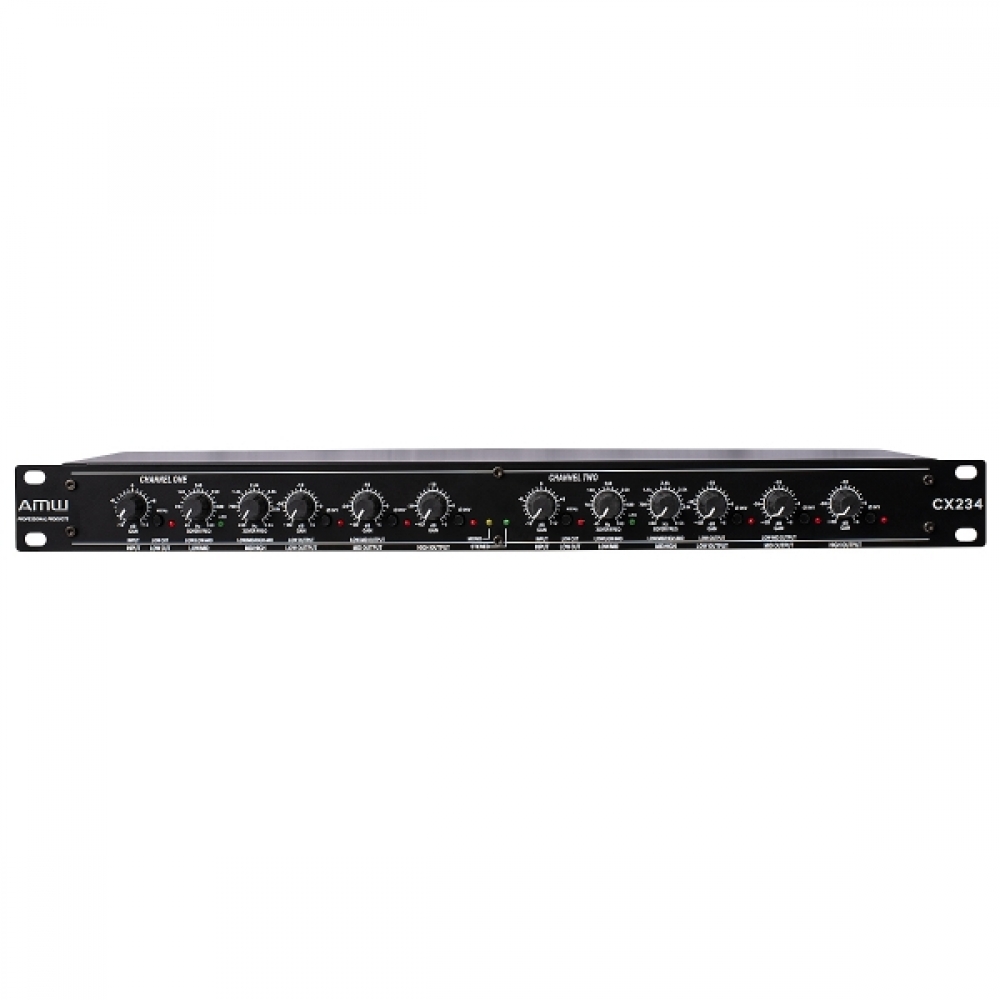 Amw Cx234 - Crossover Rack 19 Analógico 3 Vias Estéreo Pro