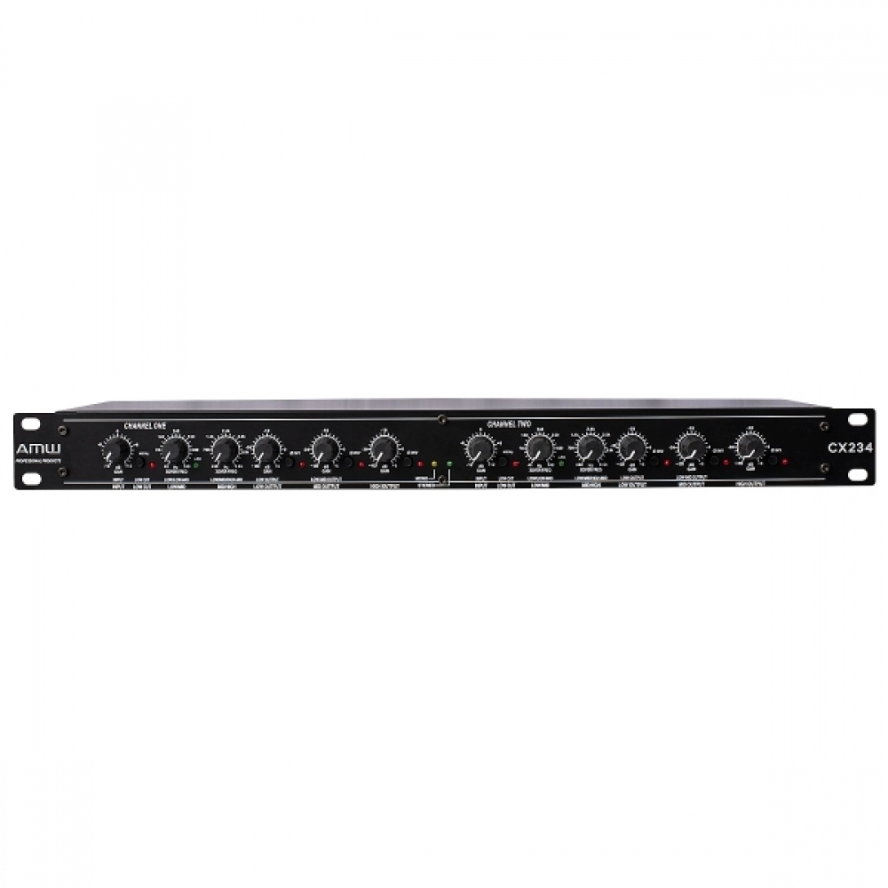 Amw Cx234 - Crossover Rack 19 Analógico 3 Vias Estéreo Pro