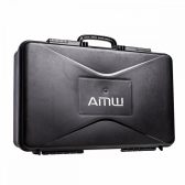 AMW BU400 v2 - Microfone sem fio Duplo Auricular Digital UHF Rack + Estojo