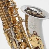 Milano Saxofone Alto - Eb Niquelado Com Dourado C/ Estojo Loja
