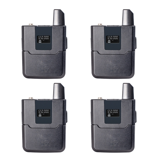 AMW BU7000 - Microfone sem fio 4 Canais Digital UHF Auricular