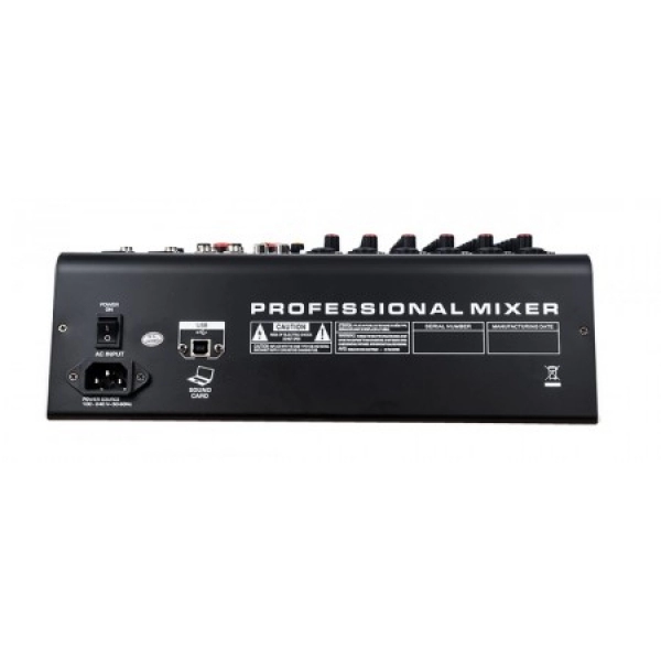 Amw Pm6 v2 - Mesa De Som 6 Canais 99 Efx DSP Interface USB Eq BT