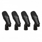 AMW D7 - Kit de Microfones para Bateria com 7 Microfones + Acessórios + Estojo