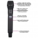 AMW AU7000 - Microfone Sem Fio Profissional 4 Canais Digital UHF Multibanda WR488Q + 4x WM80