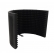 Amw Vb30 v2 - Vocal Booth Curvado 5 Peças em Metal Difusor Acústico