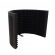 Amw Vb30 v2 - Vocal Booth Curvado 5 Peças em Metal Difusor Acústico