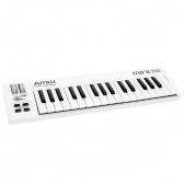 AMW Mini 32 White - Teclado controlador midi USB 32 teclas