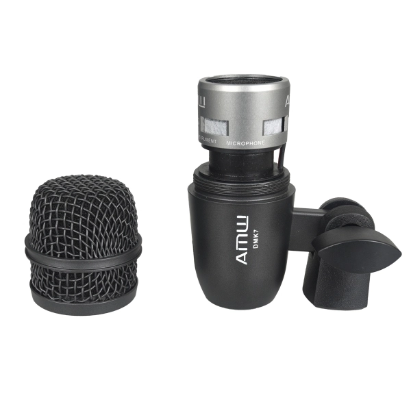 AMW DMK7 - Kit Premium Com 7 Microfones Bateria Em Metal + Estojo