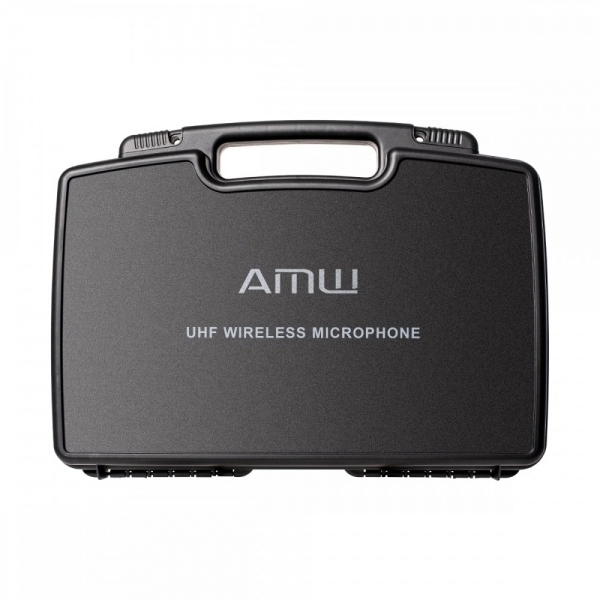 AMW AU58 v2 - Microfone sem Fio Duplo Digital UHF + Estojo
