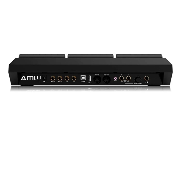 AMW Spad Pro - Sampler PAD Percussão 9 PADs Sons Externos SD 512 MB