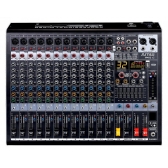 Amw Pm12 v2 Fx - Mesa De Som 12 Canais 99 Efx DSP Interface USB Eq BT