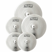 AMW Silent 5 - Kit de Pratos Para Bateria Silenciosos Mute
