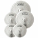 AMW Silent 5 - Kit de Pratos Para Bateria Silenciosos Mute