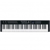 AMW P61X BLACK - Teclado Controlador Midi USB 61 Teclas c/ Pads