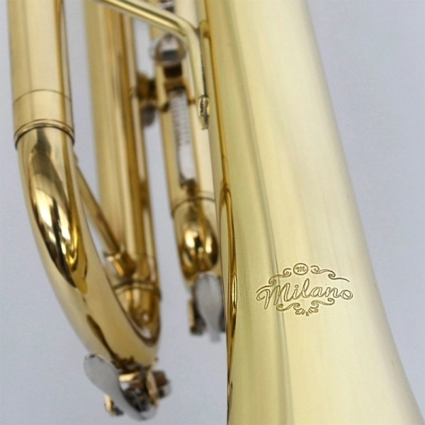 Trompete Milano - Laqueado Bb Si Bemol + Estojo + Acessórios MXTR101