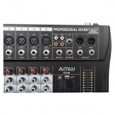 AMW CX6 v3 - Mesa de Som 6 canais USB BT EFX PFL Eq 3 Bandas