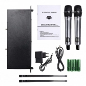 AMW AU400 v2 - Microfone sem fio Duplo Digital UHF Rack