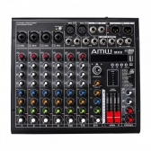 AMW MX8 v2 - Mesa  8 Canais 6 XLR Bluetooth EFX Interface USB