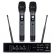 AMW AU300 v2 - Microfone Sem Fio Duplo de Mão Digital UHF