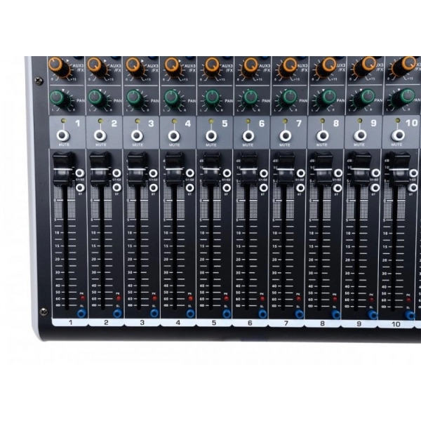 AMW Q12 v3 - Mesa de Som 12 Canais Combo 99 Efx Dsp 2 Aux Hi-Z Interface USB Eq BT