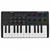 AMW Smartkey 25 Black - Teclado Controlador Midi USB Teclas 8 PADs Knobs