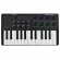 AMW Smartkey 25 Black - Teclado Controlador Midi USB Teclas 8 PADs Knobs