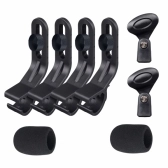 AMW DMK7 - Kit Premium Com 7 Microfones Bateria Em Metal + Estojo
