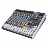 AMW M12 Fx v3 - v3 Mesa de Som 12 Canais com EFX BT Player Sub Out e Interface !