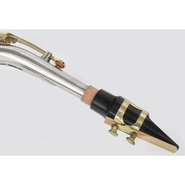 Milano Saxofone Alto - Eb Niquelado Com Dourado C/ Estojo Loja