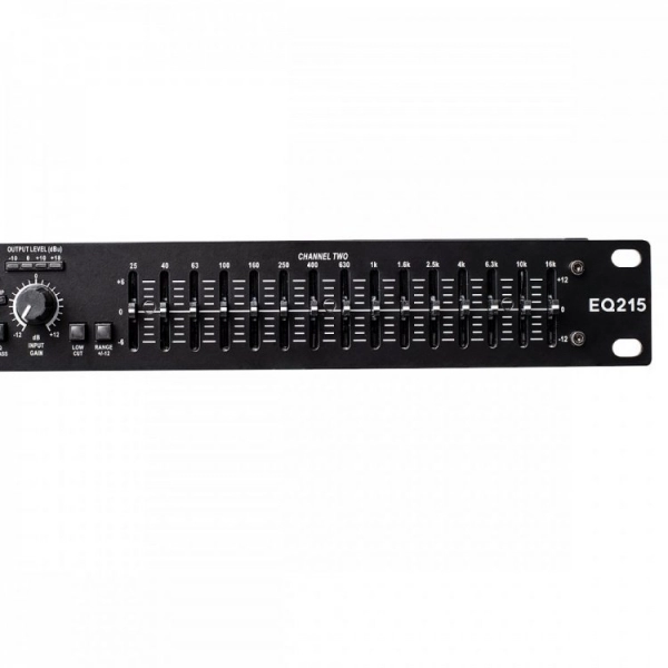 AMW EQ215 - Processador Equalizador Analógico Gráfico Estéreo de 15 Bandas