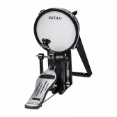AMW ED11 Pro - Bateria Eletrônica All Mesh Dual Real Hi Hat Condução Tri zone Pratos Dual
