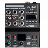 Amw Cm6 Pro - Pro Mesa De Som 6 Canais 99 Efeitos Usb Bt Interface