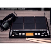 AMW Spad Pro - Sampler PAD Percussão 9 PADs Sons Externos SD 512 MB
